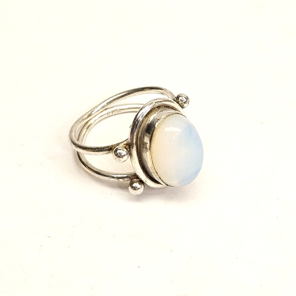 Sterling Silver Opalite Ring - Picture 4 of 10